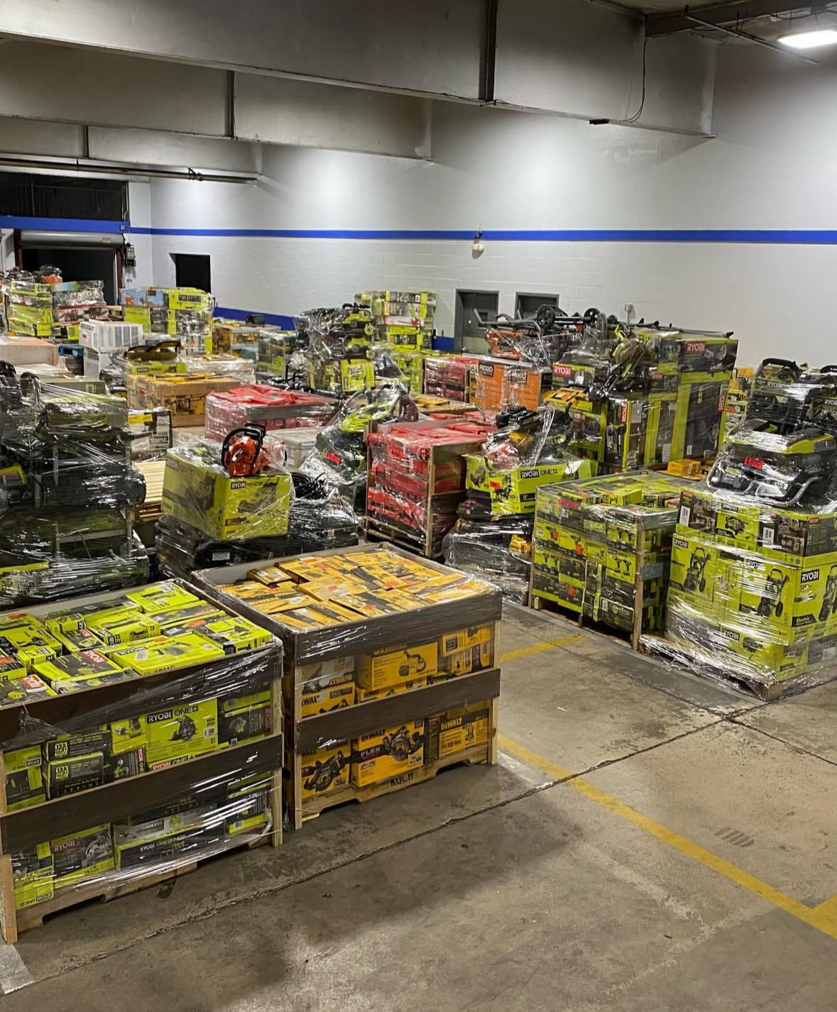 tool liquidation pallets