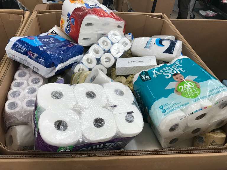 Pallet Of Toilet Paper